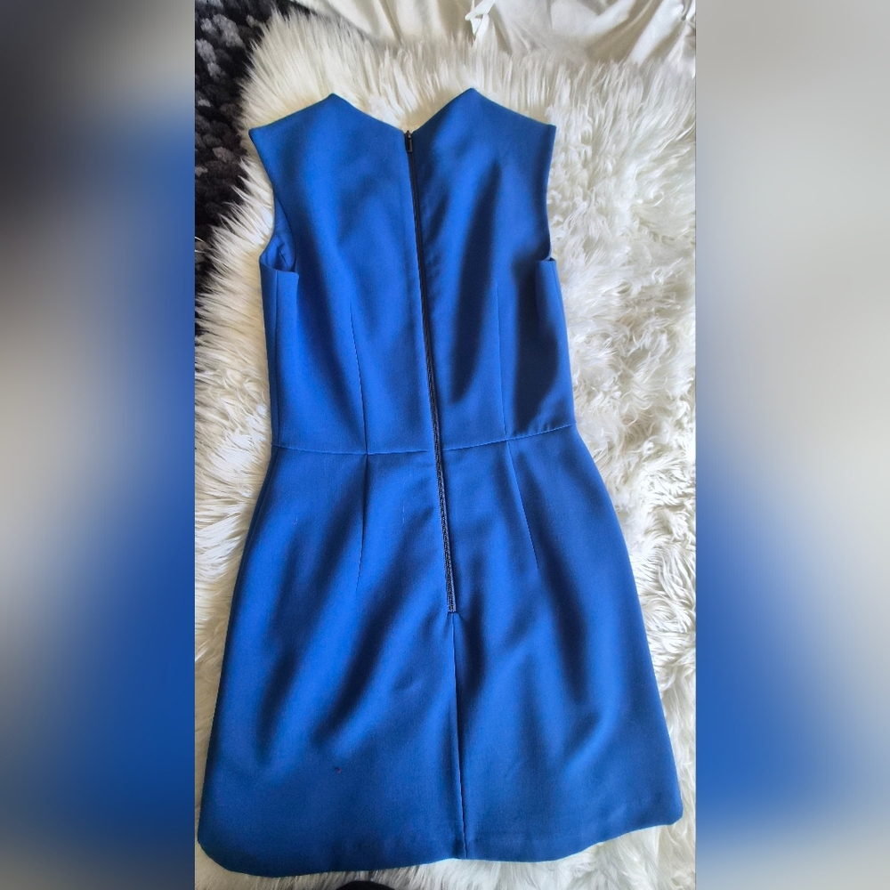 Sleeveless Royal Blue Sheath Dress